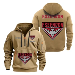 Melbourne Demons Fans Gift Hoodie Half Zipper, All Over Print Hoodie Half Zipper For Sport Fan AFL143071525127 - Khaki