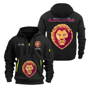 Sydney Swans Fans Gift Hoodie Half Zipper, All Over Print Hoodie Half Zipper For Sport Fan AFL143071525131 - Black