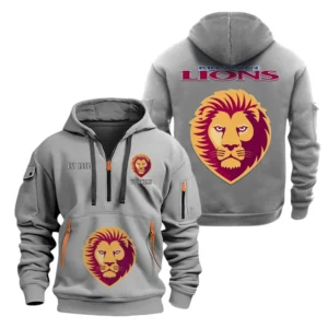 Sydney Swans Fans Gift Hoodie Half Zipper, All Over Print Hoodie Half Zipper For Sport Fan AFL143071525131 - Grey