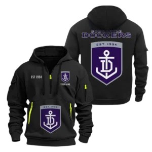 Gws Giants Fans Gift Hoodie Half Zipper, All Over Print Hoodie Half Zipper For Sport Fan AFL143071525136 - Black
