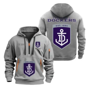 Gws Giants Fans Gift Hoodie Half Zipper, All Over Print Hoodie Half Zipper For Sport Fan AFL143071525136 - Grey