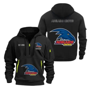 North Melbourne Fans Gift Hoodie Half Zipper, All Over Print Hoodie Half Zipper For Sport Fan AFL143071525139 - Black