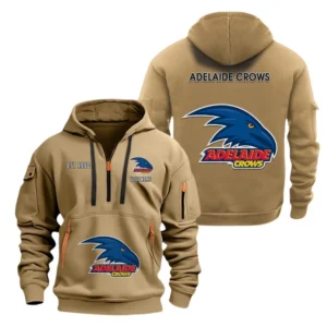 North Melbourne Fans Gift Hoodie Half Zipper, All Over Print Hoodie Half Zipper For Sport Fan AFL143071525139 - Khaki