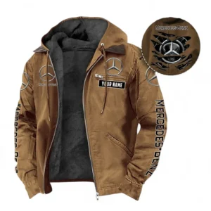 Car Fans Gift Hooded And Flannel Hoodie, Hooded Jacket All Over Print For Car Owners, Custom Name CAR391072125667-Camel
