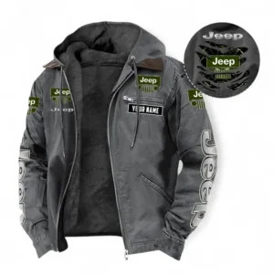 Car Fans Gift Hooded And Flannel Hoodie, Hooded Jacket All Over Print For Car Owners, Custom Name CAR391072125697-Gray