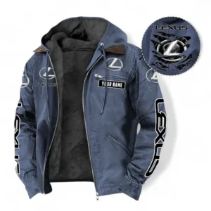 Car Fans Gift Hooded And Flannel Hoodie, Hooded Jacket All Over Print For Car Owners, Custom Name CAR391072125701-Navy Blue