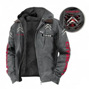 Car Fans Gift Hooded And Flannel Hoodie, Hooded Jacket All Over Print For Car Owners, Custom Name CAR391072125710-Gray