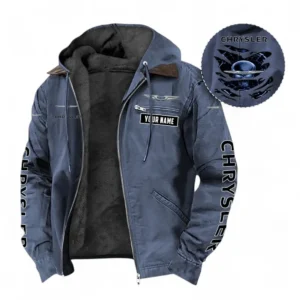 Car Fans Gift Hooded And Flannel Hoodie, Hooded Jacket All Over Print For Car Owners, Custom Name CAR391072125713-Navy Blue