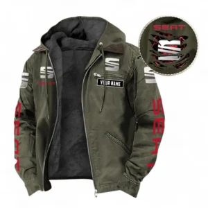 Car Fans Gift Hooded And Flannel Hoodie, Hooded Jacket All Over Print For Car Owners, Custom Name CAR391072125718-Green