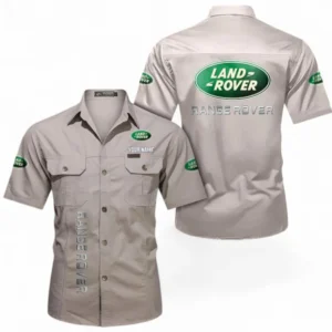 Car Fans Gift Short Sleeved Shirt, Button up Shirt All Over Print For Car Owners, Custom Name CAR392072125791-Beige