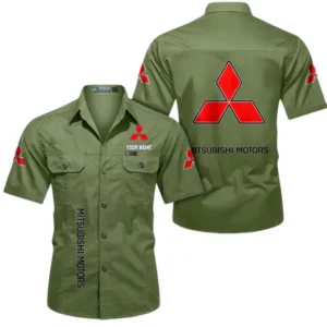 Car Fans Gift Short Sleeved Shirt, Button up Shirt All Over Print For Car Owners, Custom Name CAR392072125794-Fruit Green