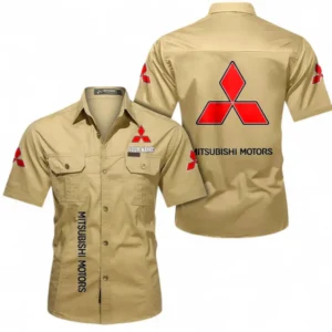 Car Fans Gift Short Sleeved Shirt, Button up Shirt All Over Print For Car Owners, Custom Name CAR392072125794-Khaki