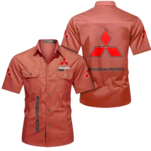 Car Fans Gift Short Sleeved Shirt, Button up Shirt All Over Print For Car Owners, Custom Name CAR392072125794-Red