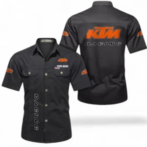 Motorcycles Fans Gift Short Sleeved Shirt, Button up Shirt All Over Print For Car Owners, Custom Name CAR392072125810-Black