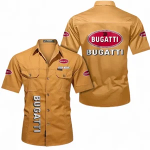 Car Fans Gift Short Sleeved Shirt, Button up Shirt All Over Print For Car Owners, Custom Name CAR392072125833-Turmeric