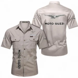 Motorcycles Fans Gift Short Sleeved Shirt, Button up Shirt All Over Print For Car Owners, Custom Name CAR392072125842-Beige