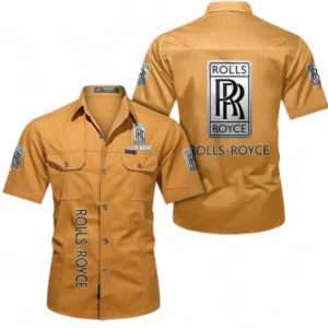 Car Fans Gift Short Sleeved Shirt, Button up Shirt All Over Print For Car Owners, Custom Name CAR392072125844-Turmeric