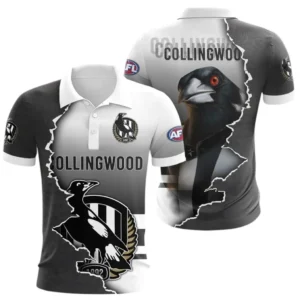 Collingwood Polo Shirt, All Over Print Polo Shirt Collingwood DAFL1346252027