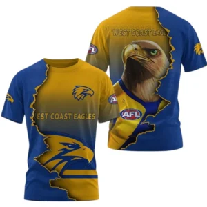 West Coast Eagles T-Shirt , All Over Print T-Shirt  West Coast Eagles DAFL1346252031