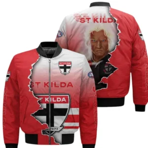 St Kilda Bomber Jacket, All Over Print Bomber Jacket St Kilda DAFL1346252039