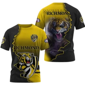 Richmond Tigers T-Shirt , All Over Print T-Shirt  Richmond Tigers DAFL1346252040