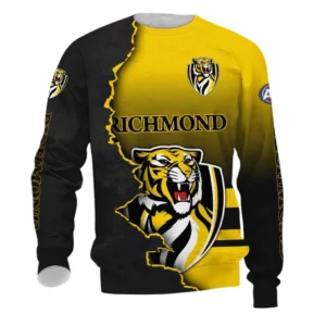 Richmond Tigers Sweatshirt, All Over Print Sweatshirt Richmond Tigers DAFL1346252040
