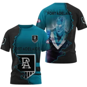 Port Adelaide T-Shirt , All Over Print T-Shirt  Port Adelaide DAFL1346252041