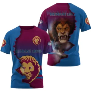 Brisbane Lions T-Shirt , All Over Print T-Shirt  Brisbane Lions DAFL1346252042