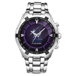 Melbourne Storm Steel Watches, All Over Print Steel Watches Melbourne Storm DNRL136712026