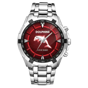 Dolphins NRL Steel Watches, All Over Print Steel Watches Dolphins NRL DNRL136712030