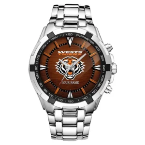 Wests Tigers Steel Watches, All Over Print Steel Watches Wests Tigers DNRL136712032
