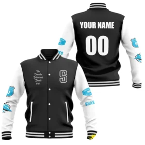 Cronulla Sharks Baseball Jacket, All Over Print Baseball Jacket Cronulla Sharks DNRL139712041
