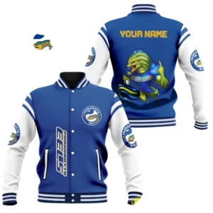Parramatta Eels Baseball Jacket, All Over Print Baseball Jacket Parramatta Eels DNRL141712034