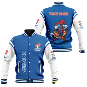 Newcastle Knights Baseball Jacket, All Over Print Baseball Jacket Newcastle Knights DNRL141712039