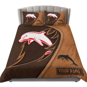 Redcliffe Dolphins Bedding Set , All Over Print Bedding Set Redcliffe Dolphins DNRL147722026