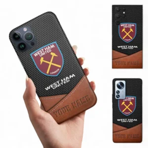 West Ham United Fans Gift Phone Case, All Over Print Phone Case For Sport Fan, Custom Name EPL101072825242