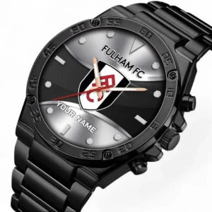Fulham Fans Gift Hand Watch, All Over Print Hand Watch For Sport Fan, Custom Name EPL105072925571