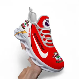 Southampton Fans Gift Max Soul Shoes, All Over Print Max Soul Shoes For Sport Fan, Custom Name EPL107072925791-White