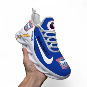 Ipswich Town Fans Gift Max Soul Shoes, All Over Print Max Soul Shoes For Sport Fan, Custom Name EPL107072925794-White