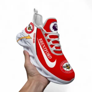 Brentford Fans Gift Max Soul Shoes, All Over Print Max Soul Shoes For Sport Fan, Custom Name EPL107072925796-White