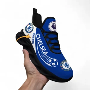 Chelsea Fans Gift Max Soul Shoes, All Over Print Max Soul Shoes For Sport Fan, Custom Name EPL108072925889-Black