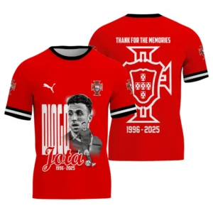 Diogo Jota In Memory T-Shirt 3D, All Over Print T-Shirt For Liverpool Fan EPL98070425679