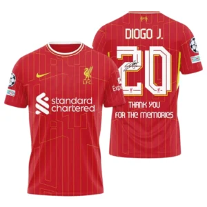 Diogo Jota In Memory T-Shirt 3D, All Over Print T-Shirt For Liverpool Fan EPL98070425681
