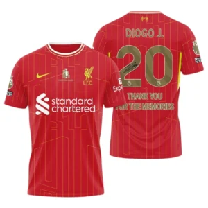 Diogo Jota In Memory T-Shirt 3D, All Over Print T-Shirt For Liverpool Fan EPL98070425682