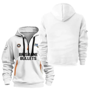 Brisbane Bullets Hoodie Half Zipper NBL 2025 For Fan Brisbane Bullets HVN1106BB070325HODZ