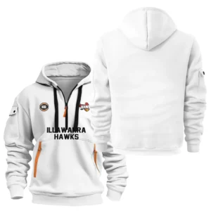 Illawarra Hawks Hoodie Half Zipper NBL 2025 For Fan Illawarra Hawks HVN1106IH070325HODZ
