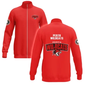 Perth Wildcats Stand Collar Jacket NBL 2025 For Fan Perth Wildcats HVN1107PW070325SCJ