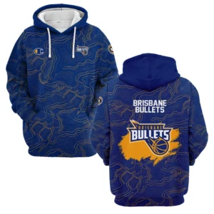 Brisbane Bullets Hoodie NBL 2025 For Fan Brisbane Bullets HVN1109BB070325HOD