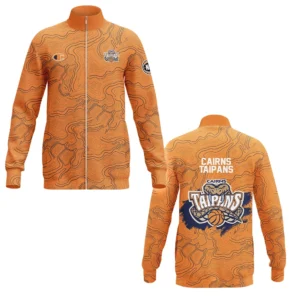 Cairns Taipans Stand Collar Jacket NBL 2025 For Fan Cairns Taipans HVN1109CT070325SCJ