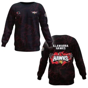Illawarra Hawks Sweatshirt NBL 2025 For Fan Illawarra Hawks HVN1109IH070325SW